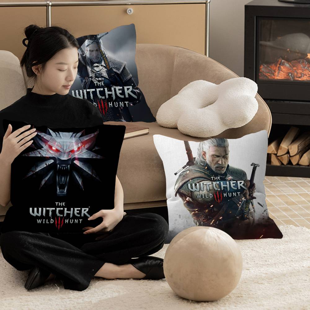 Quality Home Textiles - T-The-Witcher Dark-Fantasy Cushion Cover Car Throw