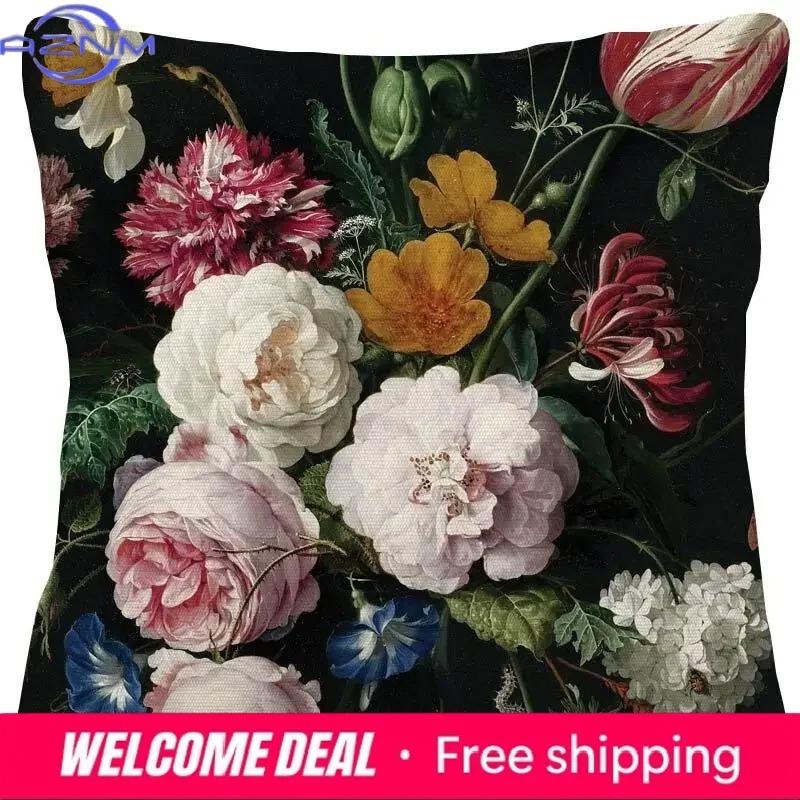 Oil painting flowers home deco - огляд і ціна Quality Home Textiles