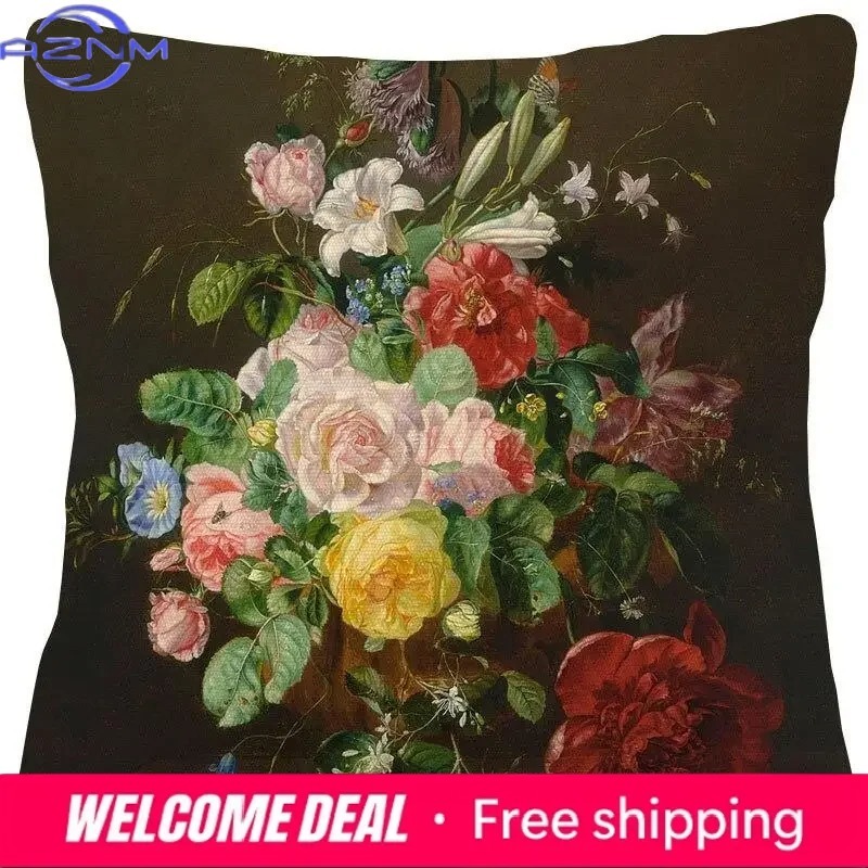 Oil painting flowers home deco - огляд і ціна Quality Home Textiles