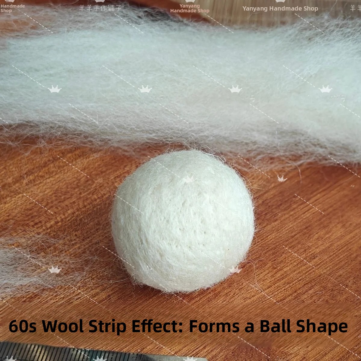 Handmade Wool Felt Base Wool S - огляд і ціна Home Textiles & Decorations