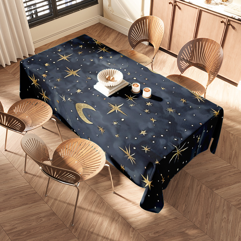 Stylish Dark Blue Stars Moon T - огляд і ціна Home Textiles Com