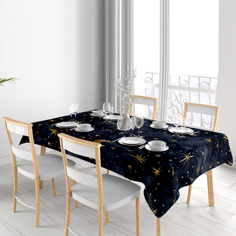Stylish Dark Blue Stars Moon T - огляд і ціна Home Textiles Com