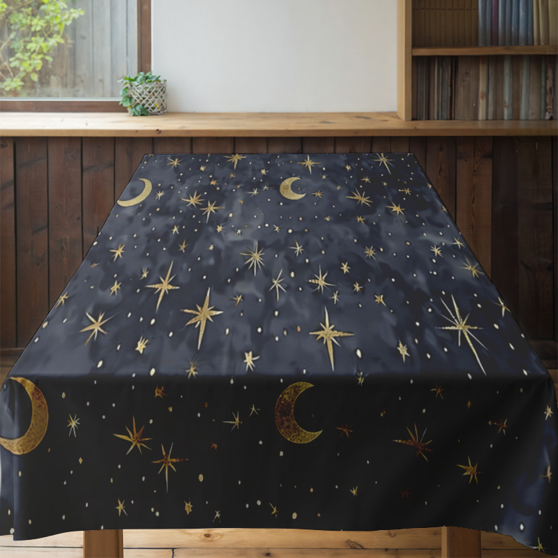 Stylish Dark Blue Stars Moon T - огляд і ціна Home Textiles Com