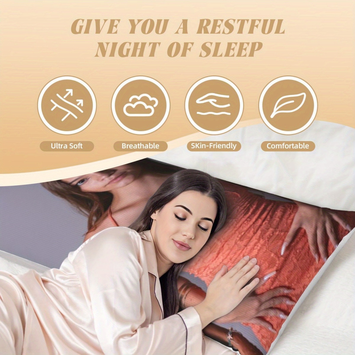 1 Custom Photo Body Pillowcase - огляд і ціна Home Textiles & Decorations