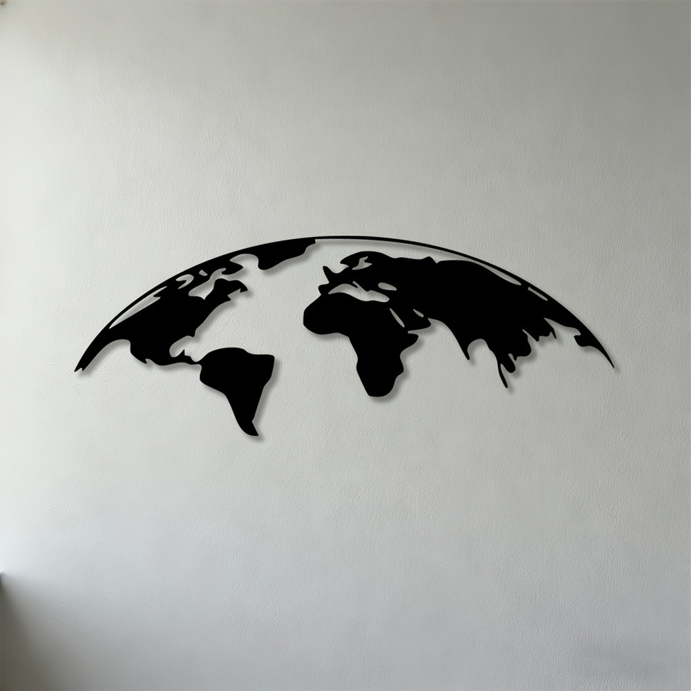 Brand 2D Metal Wall Art World  - огляд і ціна Home Textiles Brands